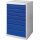 Schubladenschrank BK 600 H1000xB600xT600mm grau/blau 7 Schubl.Einfachauszug