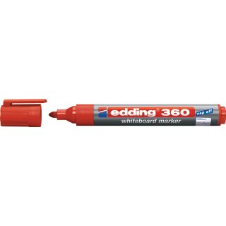 Whiteboardmarker 360 rot Strich-B.1,5-3mm Rundspitze