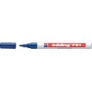 Lackmarker 751 blau Strich-B.1-2mm Rundspitze EDDING