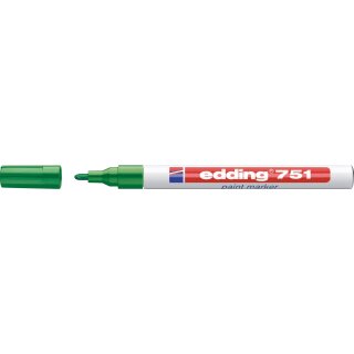 Lackmarker 751 grün Strich-B.1-2mm Rundspitze EDDING