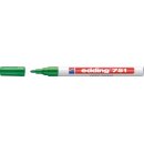 Lackmarker 751 grün Strich-B.1-2mm Rundspitze EDDING
