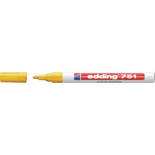 Lackmarker 751 gelb Strich-B.1-2mm Rundspitze EDDING
