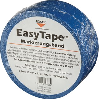 Bodenmarkierungsband Easy Tape PVC blau L.33m B.50mm Rl.ROCOL