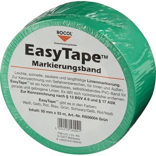 Bodenmarkierungsband Easy Tape PVC grn L.33m B.50mm Rl.ROCOL