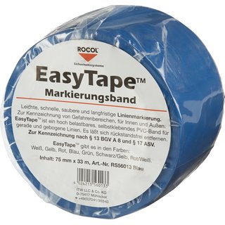 Bodenmarkierungsband Easy Tape PVC blau L.33m B.75mm Rl.ROCOL