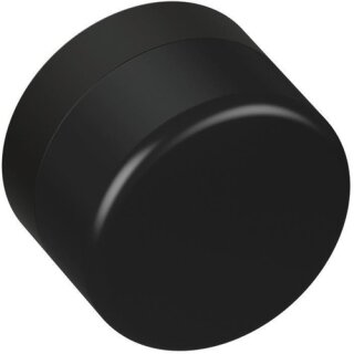 Wandtürpuffer 610B Ku.90 tiefschwarz ma L.24mm HEWI