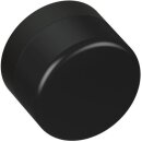 Wandtürpuffer 610B Ku.90 tiefschwarz ma L.24mm HEWI