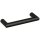 Möbelgriff 562.13B96 Ku.90 tiefschwarz ma 96mm D.13mm HEWI