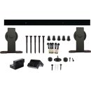 Schiebesyst.450100 100kg 2000mm schwarz HLT 38-40mm...