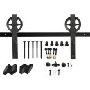 Schiebesyst.450121 100kg 2000mm schwarz HLT 38-40mm...