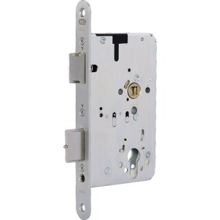 Panik-Einsteckschloss 2321 Fkt.B rd 20/65/72/9mm DIN re.VA 2-flg.BKS