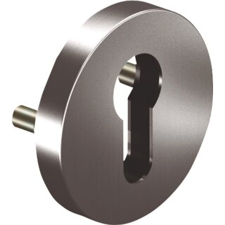 Schlüsselrosette 6612 PZ ER VA ER Schildst.9mm PZ rd.OGRO