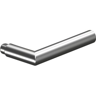 Türdrückerlochteil OGRO 8906 Alu.F1/Satino 4-KT.8mm DIN L/R OGRO