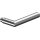 Türdrückerlochteil OGRO 8906 Alu.F1/Satino 4-KT.8mm DIN L/R OGRO