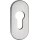 FS-Rahmen-Cliprosette 813/6 FS 6mm PZ Lochung oval Edelstahl