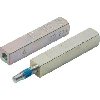 Panik-Stift OGRO 120 FS SECURE 4-KT.9mm TS 51-57mm geteilter Vollstift OGRO