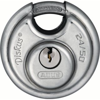 Zylindervorhangschloss 24IB/50 Schlosskörper-B.51mm VA versch.-schl.ABUS
