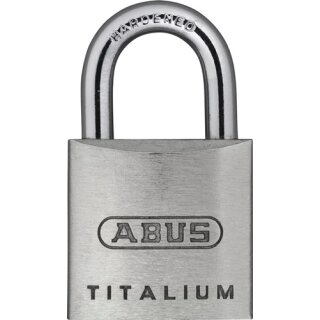 Zylindervorhangschloss 64TI/20 Schlosskörper-B.20mm Titalium versch.-schl.ABUS