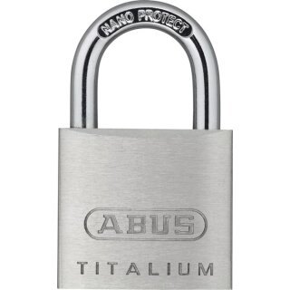 Zylindervorhangschloss 64TI/30 Schlosskörper-B.30mm Titalium versch.-schl.ABUS