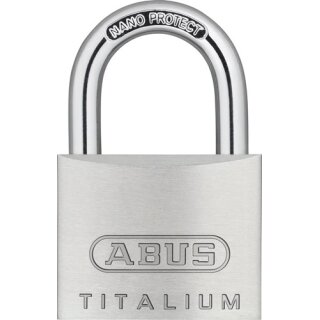 Zylindervorhangschloss 64TI/40 gl Schlosskörper-B.40mm Titalium gl.6411 ABUS