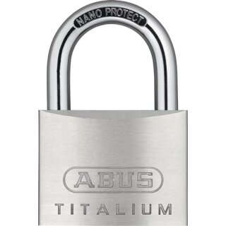 Zylindervorhangschloss 64TI/60 Schlosskörper-B.60mm Titalium versch.-schl.ABUS