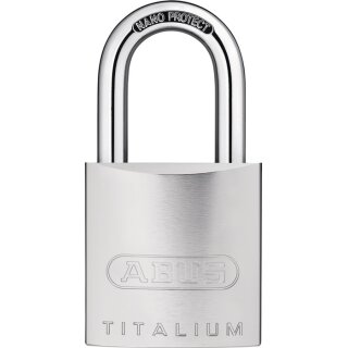 Zylindervorhangschloss 86TI/45 o.Zyl.Schlosskörper-B.46,5mm Titalium ABUS
