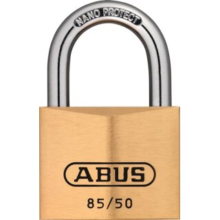 Zylindervorhangschloss 85/50 Schlosskörper-B.50mm MS versch.-schl.ABUS