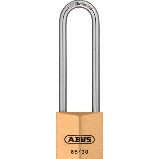 Zylindervorhangschloss 85/30HB65 gl Schlosskörper-B.30mm MS gl.0402 ABUS