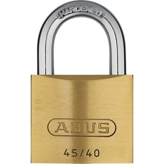 Zylindervorhangschloss 45/40 Schlosskörper-B.39mm MS versch.-schl.ABUS