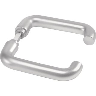 Türdrückerpaar 475 Alu.105 o.Rosetten VK 8mm AMF