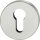 Schlüsselrosette-Paar 12 1735 VA 6204 Schildst.7mm BB rd.FSB