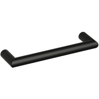 Möbelgriff 562.13B128 Ku.90 tiefschwarz ma 128mm D.13mm HEWI