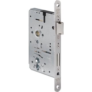 Panik-Einsteckschloss 2326 Fkt.E rd 20/65/72/9mm DIN L VA BKS