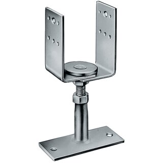 Stützenfuß PVDB 70x160x8mm STA st.verz.z.Schr.SIMPSON STRONG TIE